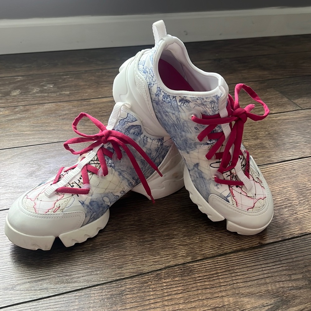 Dior Around the world neoprene sneakers